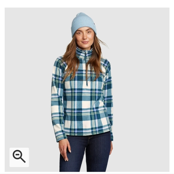 Eddie Bauer Women's 1/4 Zip Fleece - Picture 1 of 5